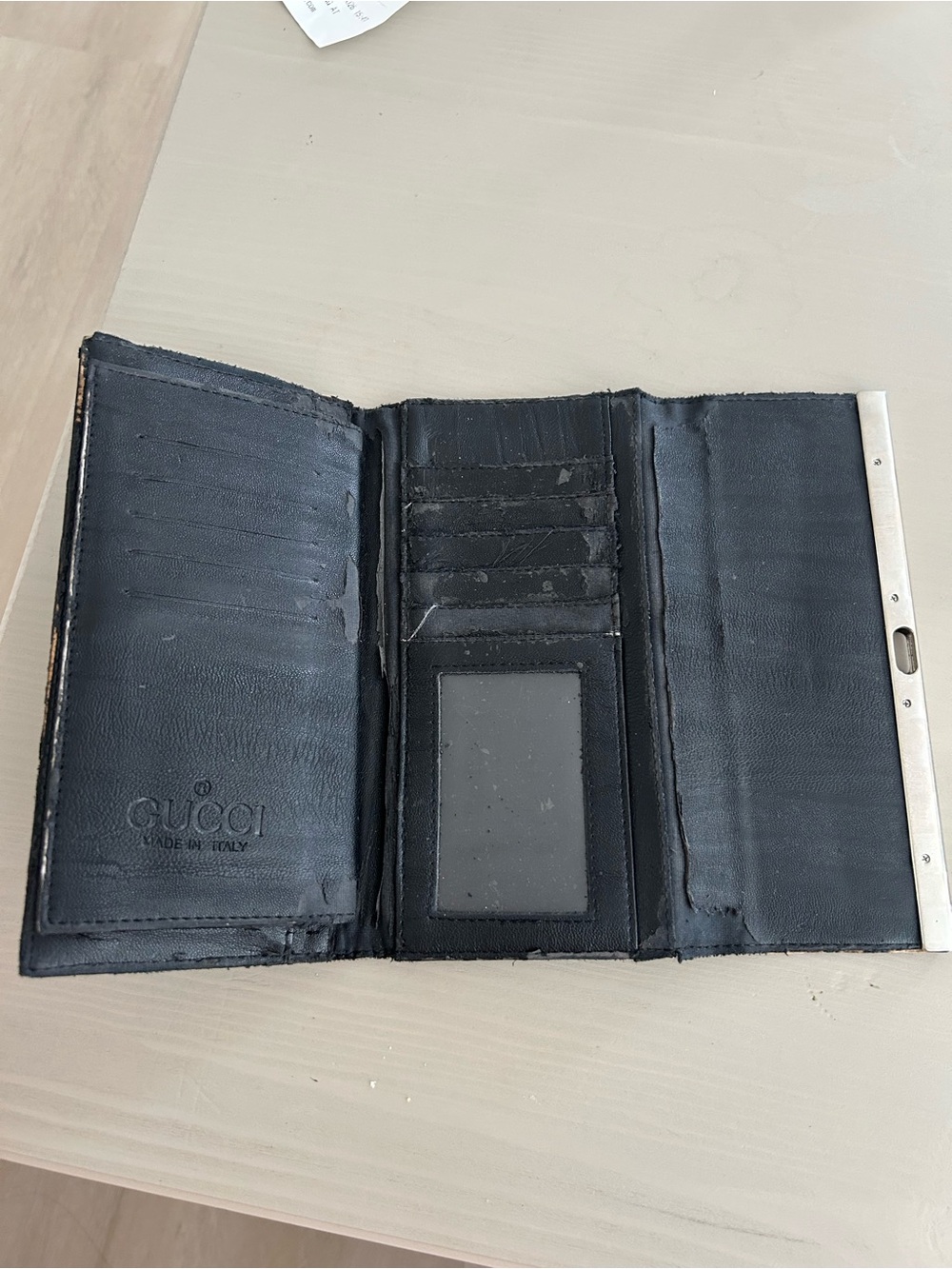 Gucci Black Leather Continental Wallet - Picture 5 of 8